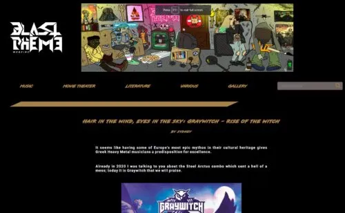 “Rise of the Witch” review by “blastpheme.fr” Graywitch Official blastpheme