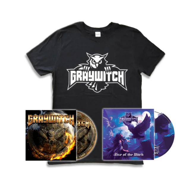 Graywitch Children of Gods CD + Rise of the Witch CD + Logo T-Shirt