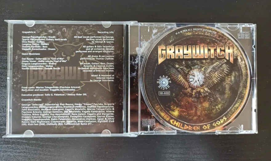 Graywitch Children of Gods CD + Rise of the Witch CD + Children of Gods T-Shirt - Image 5