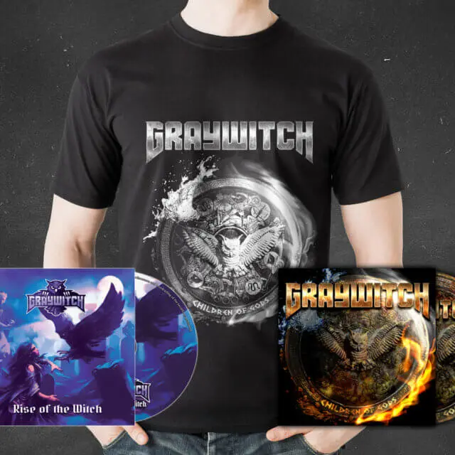 Graywitch Children of Gods CD + Rise of the Witch CD + Children of Gods T-Shirt